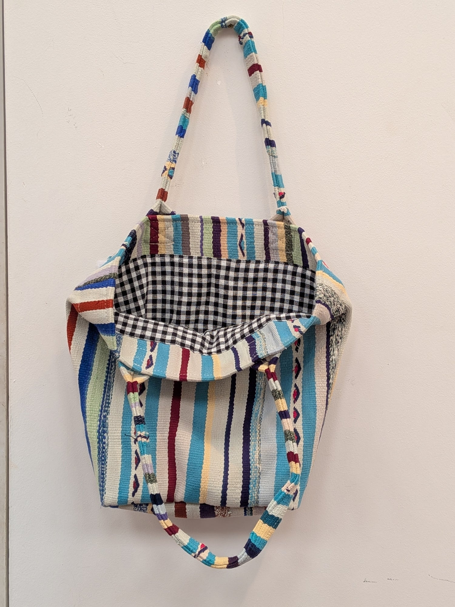 'Sea Breeze' Vintage Moroccan Picnic Blanket Shopper BAG101