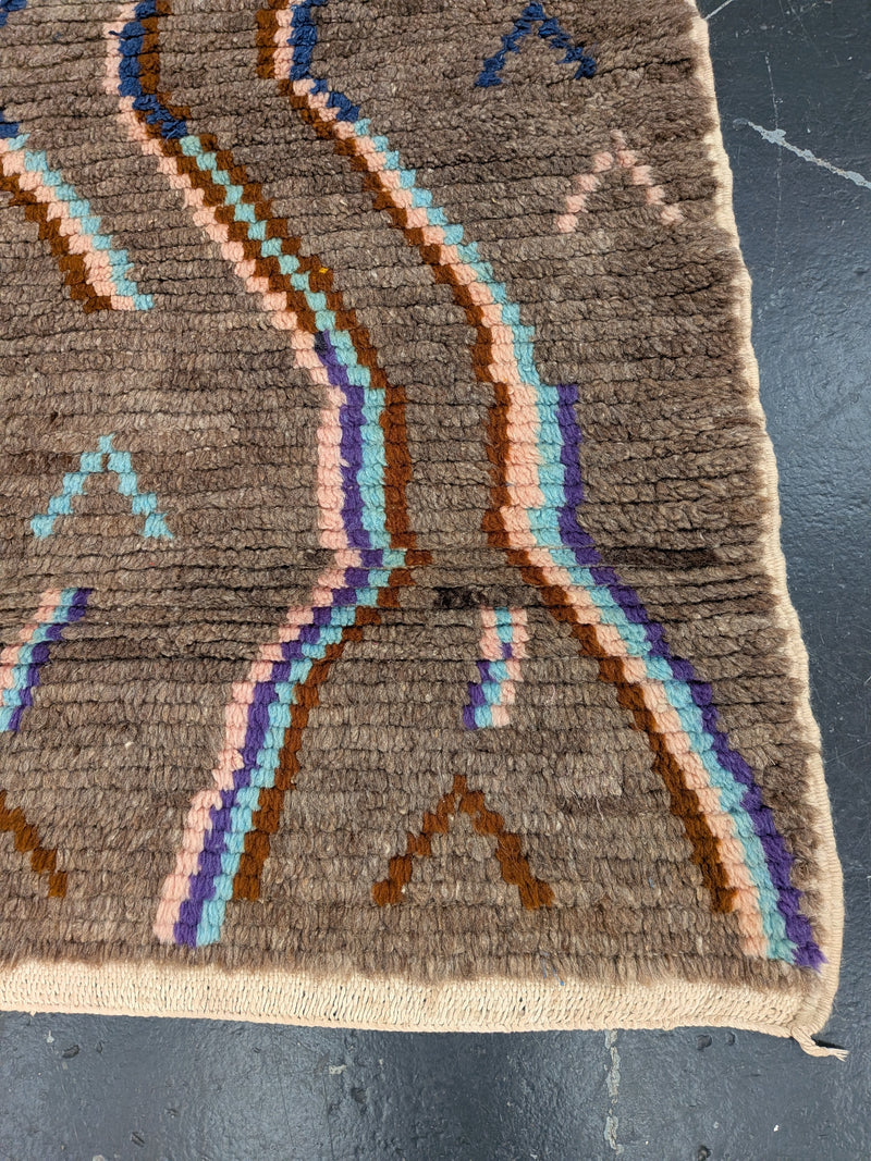 "Nostalgia" Contemporary Beni Ourain Rug RUBO077