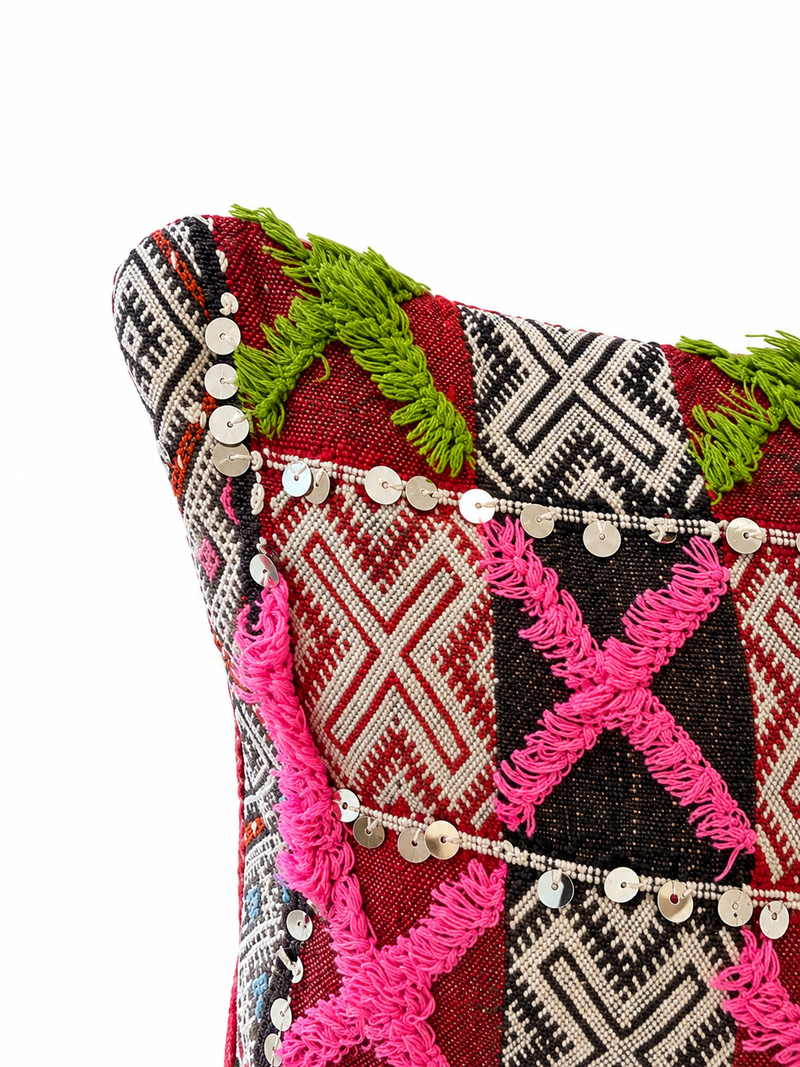 Rug fragment cushion RFC16