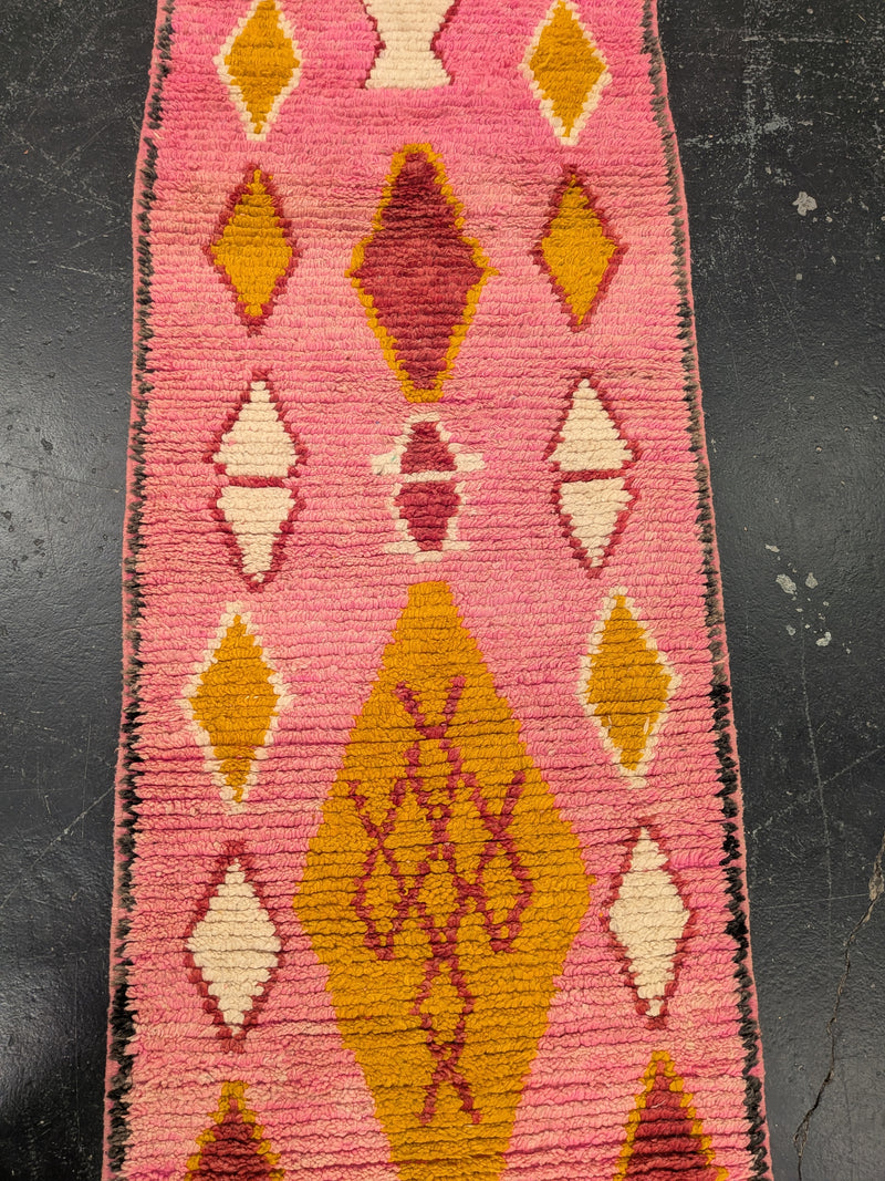 "Pink Kasbah" Vintage Azilal Runner RUAZ044
