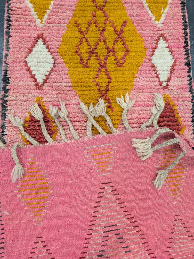 "Pink Kasbah" Vintage Azilal Runner RUAZ044