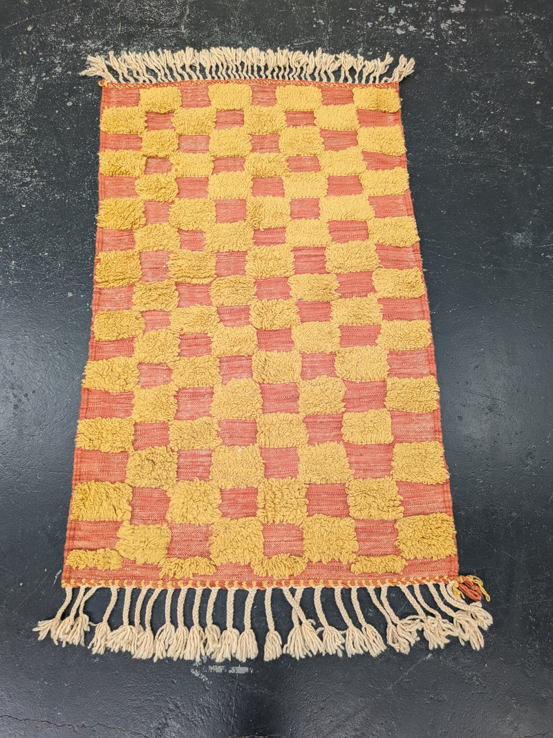 "Golden Mosaic" Beni Ourain Rug RUBO089
