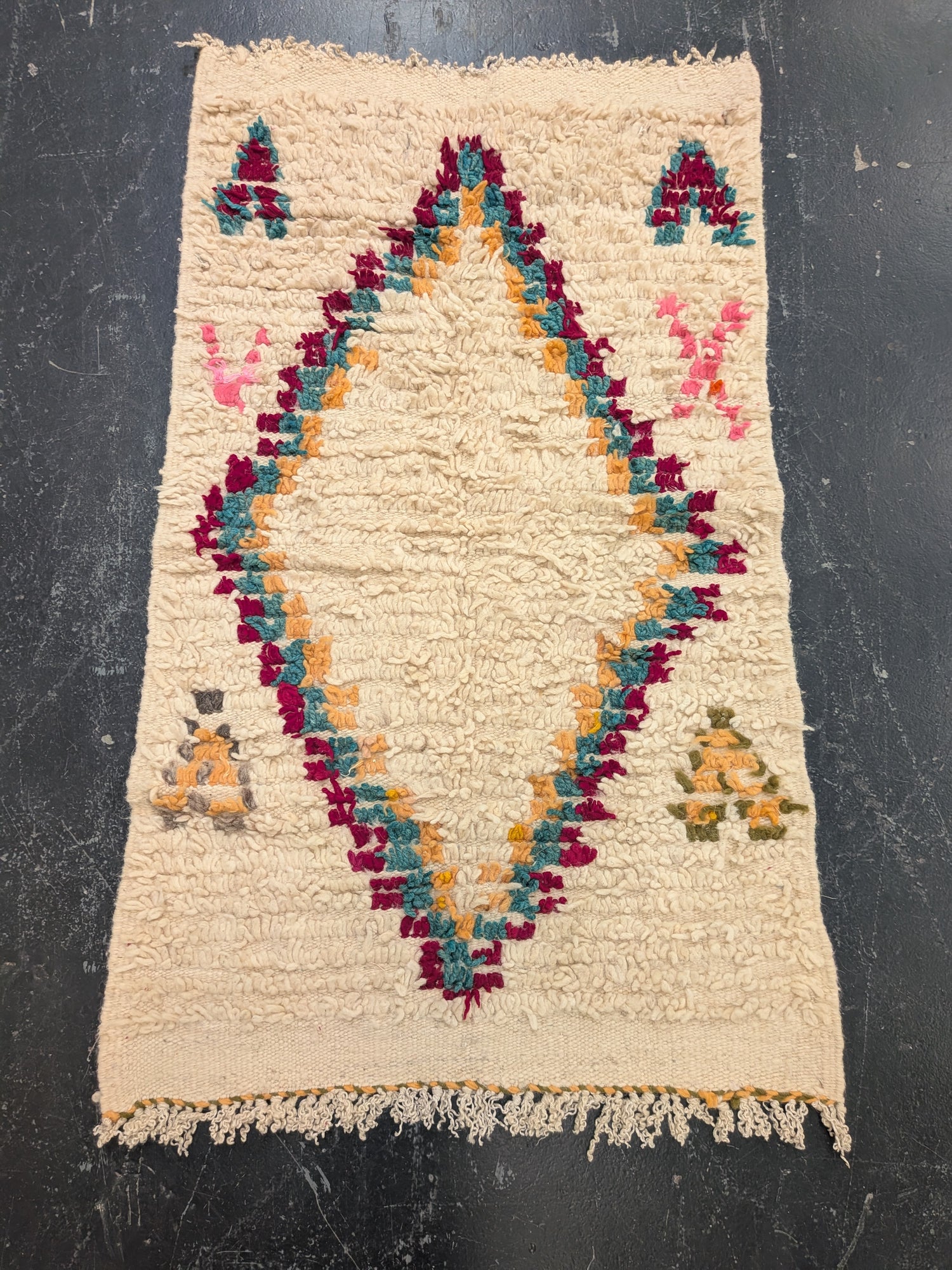 "Desert Bloom" Beni Ourain Rug RUBO088