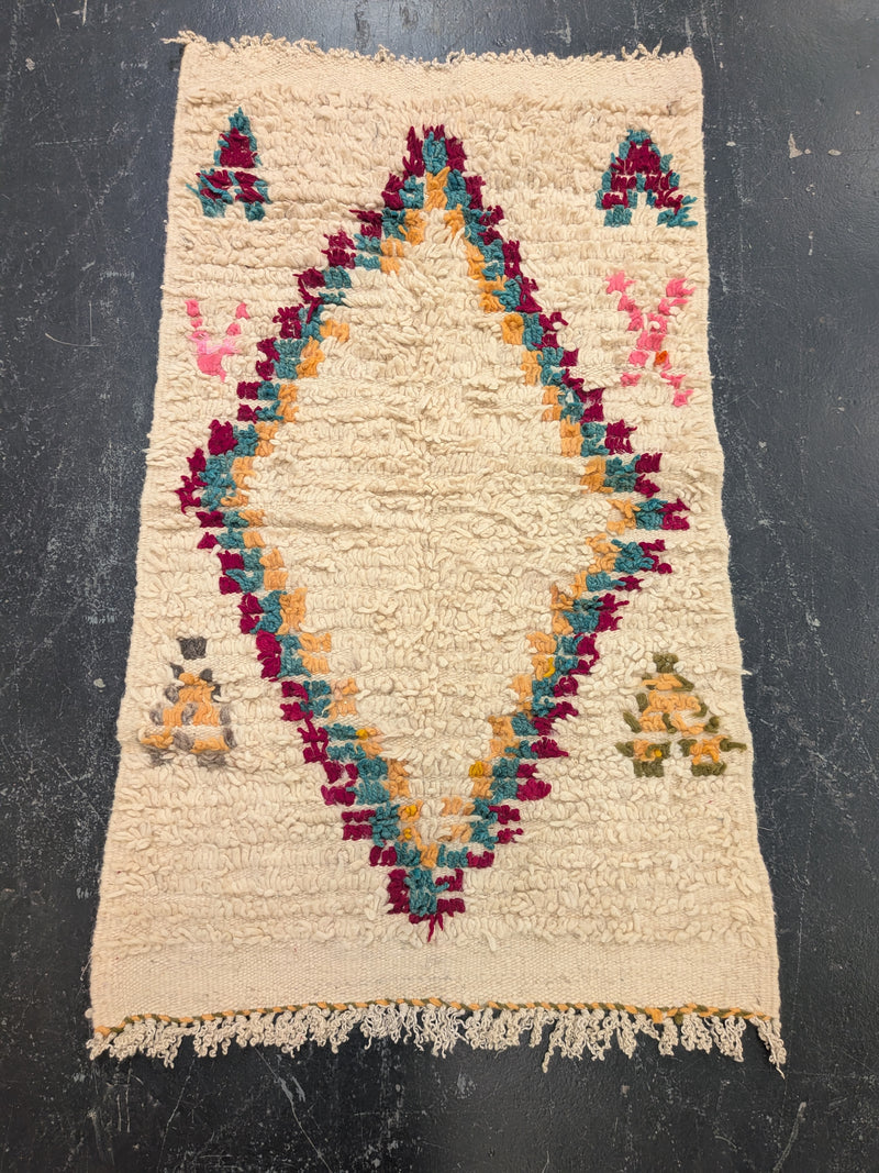 "Desert Bloom" Beni Ourain Rug RUBO088