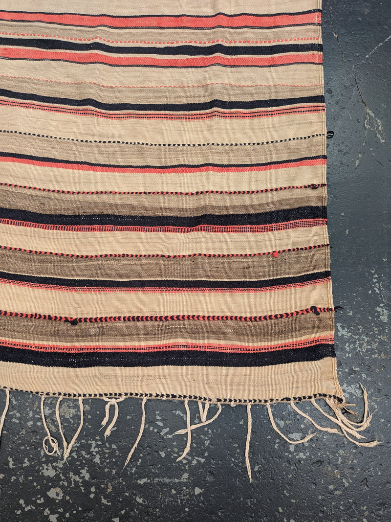 "Sunset Caravan" SB038 Vintage Moroccan Blanket