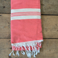 'Kaouki' Hammam Towel - Coral - BL-HT-005