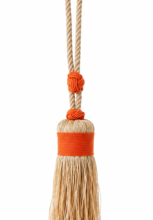 Long Jute Curtain Tieback Tassels HWTA010