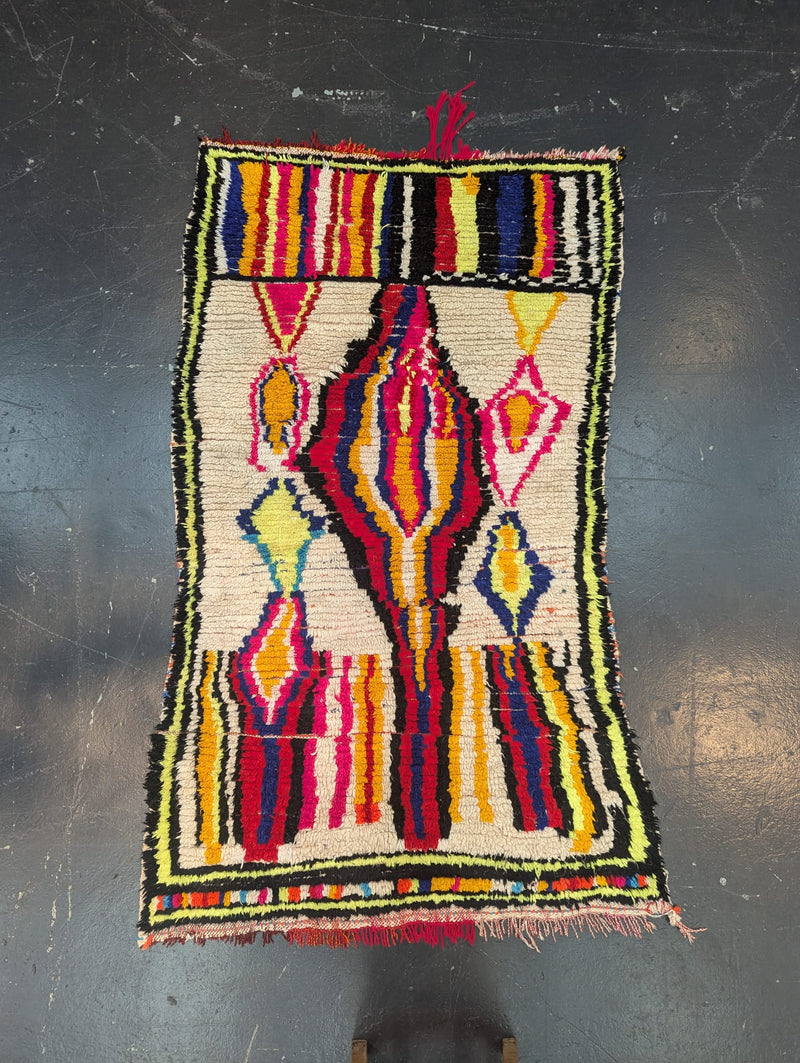 "Abracadabra" Antique 70's Azilal Rug RUAZ012