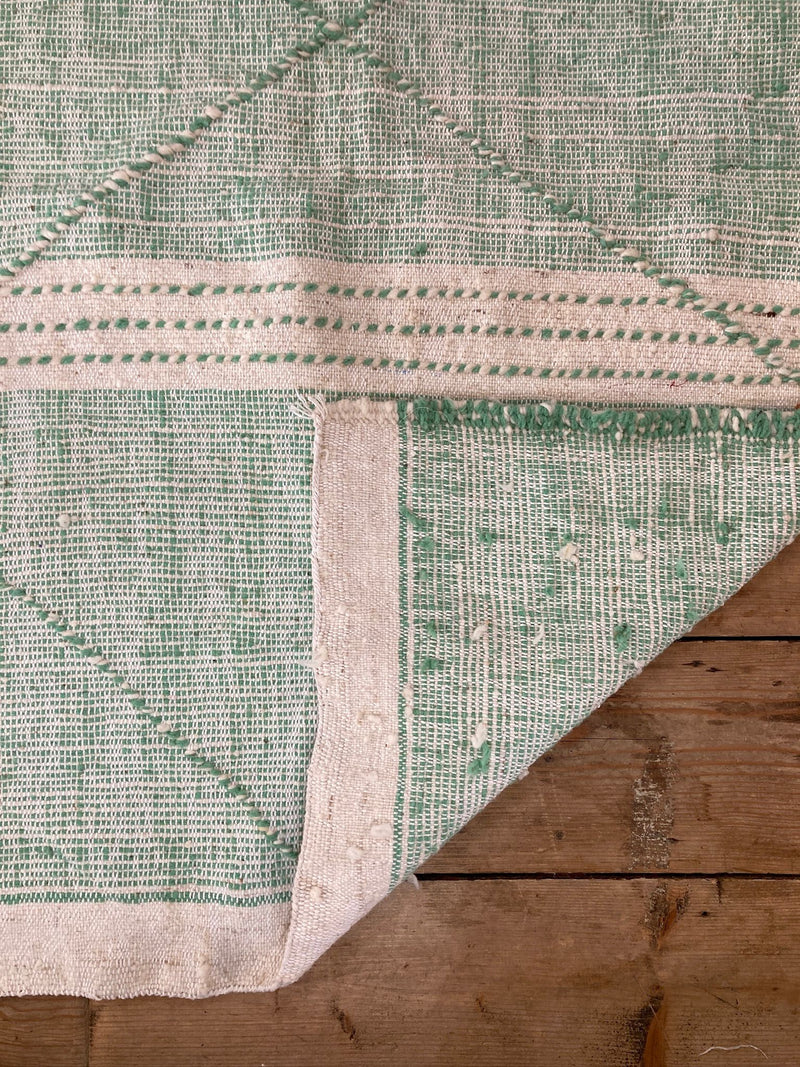Mint & Beige Beni Ourain Flatweave Kilim RUBO008