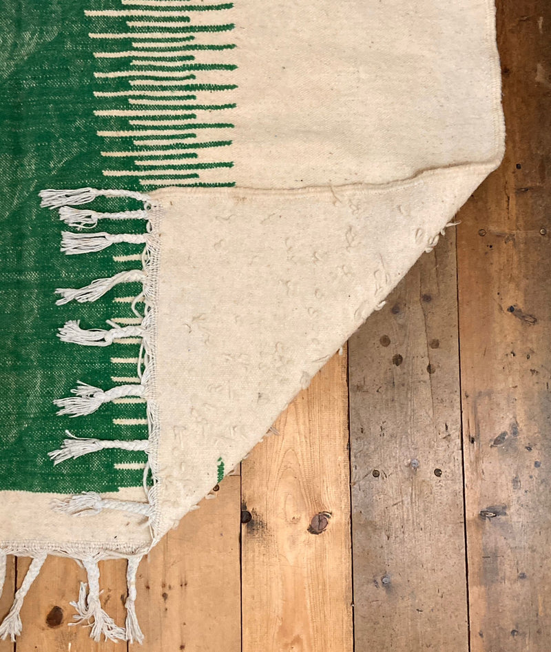 Vegetable Dye Flatweave Kilim - Mint & Kohl RUKM006