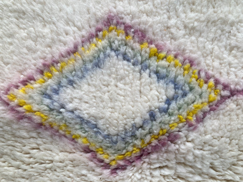 Pastel Diamonds Beni Ourain Rug RUBO009