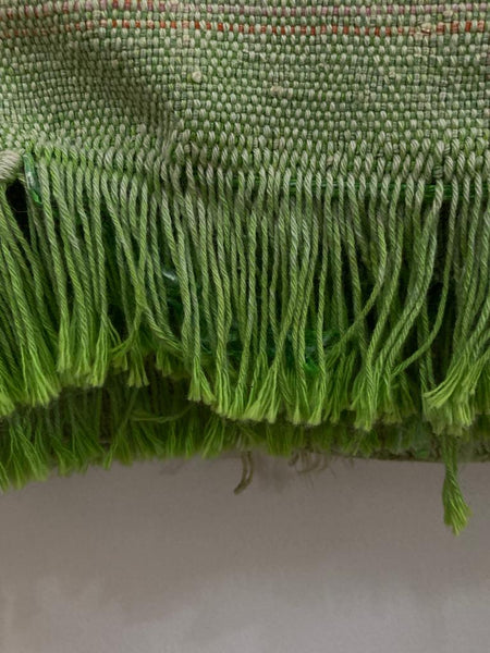 'Aloe Green' Cactus Silk Throw/Rug