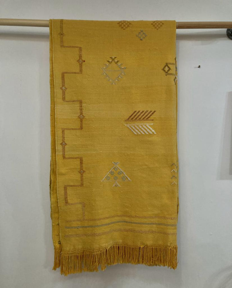 'Turmeric Gold' Cactus Silk Rug RUCS002