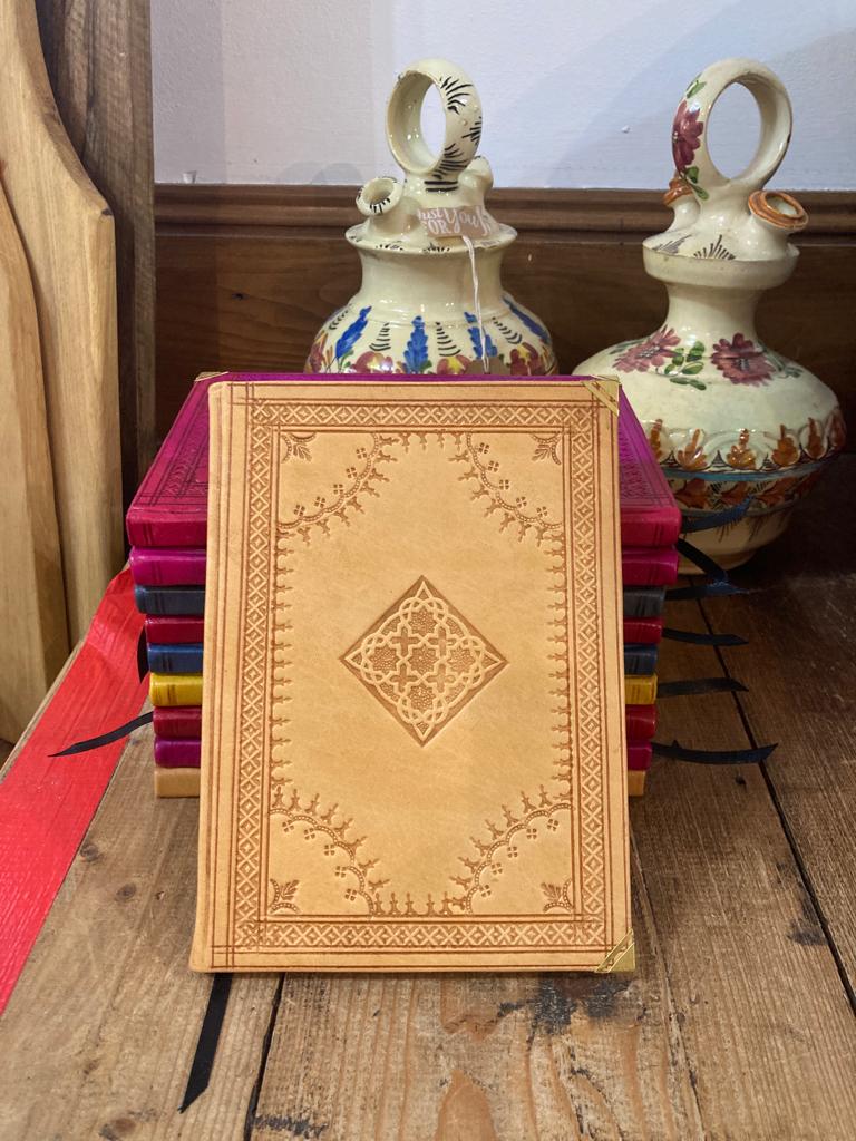 Handmade Embossed Leather Notebook CLBK001