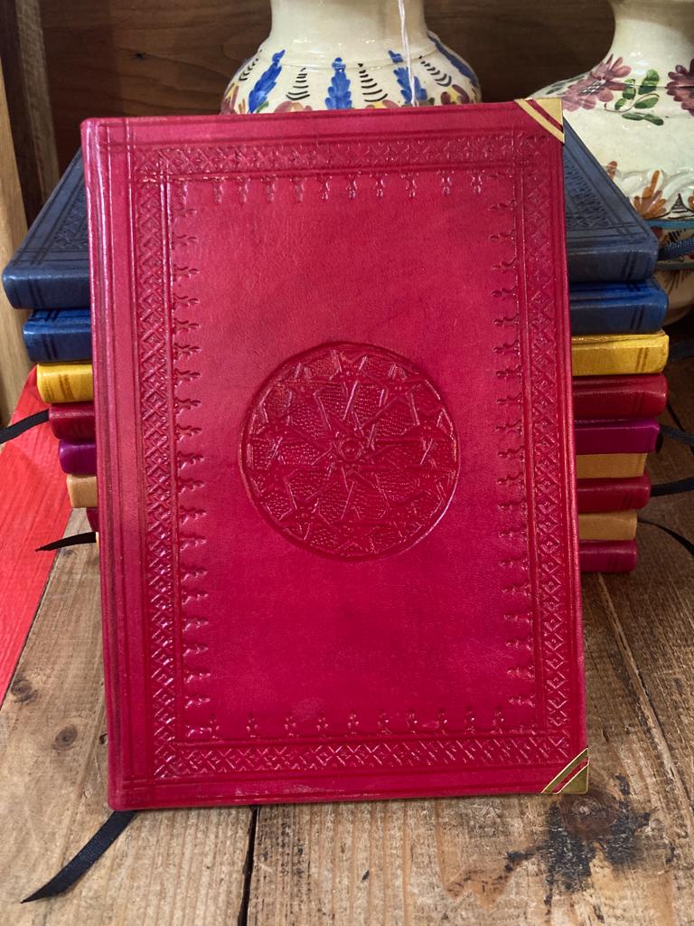 Handmade Embossed Leather Notebook CLBK001