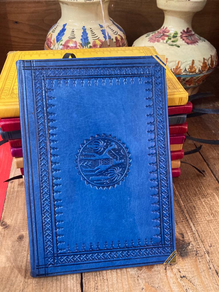 Handmade Embossed Leather Notebook CLBK001