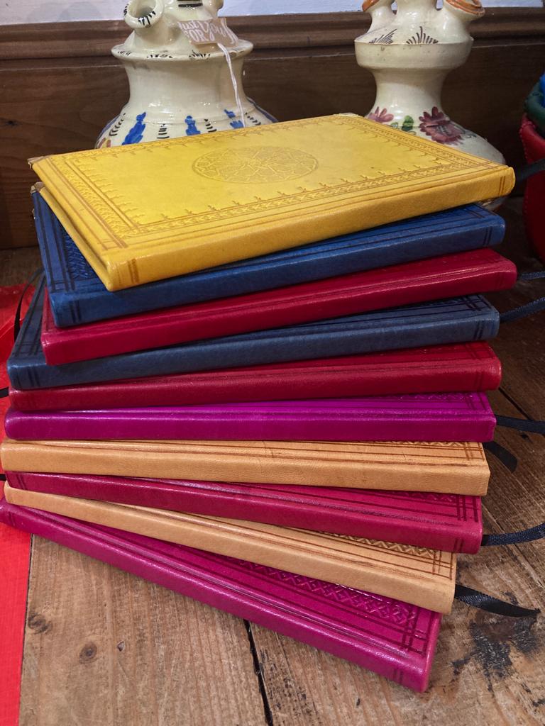 Handmade Embossed Leather Notebook CLBK001