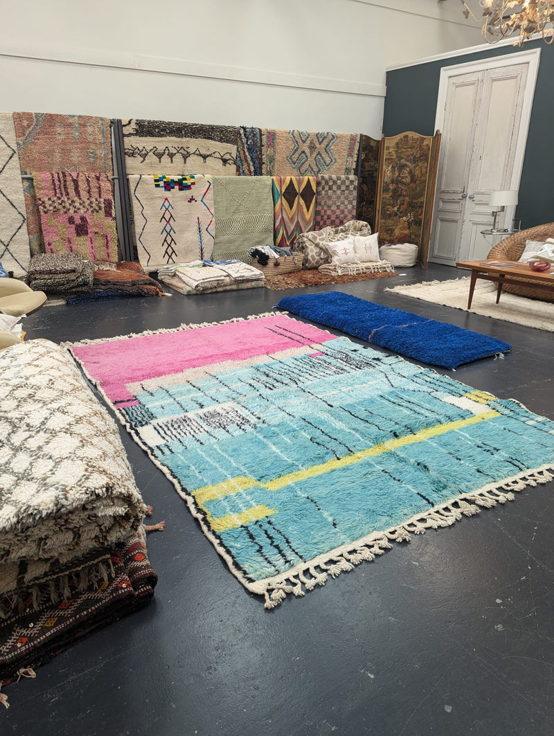 "Pop" Large Contemporary Beni Ourain Rug RUBO020