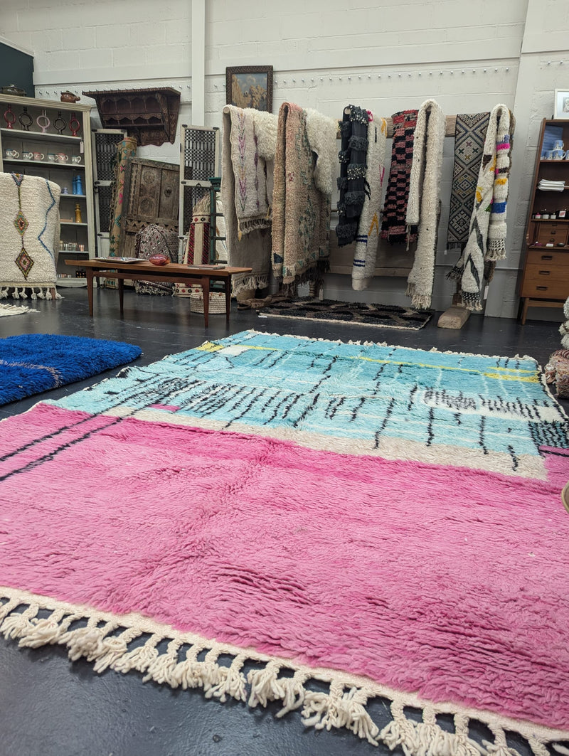 "Pop" Large Contemporary Beni Ourain Rug RUBO020