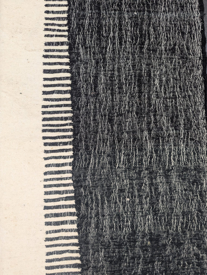 Vegetable Dye Flatweave Kilim - Black (Large) RUKM011