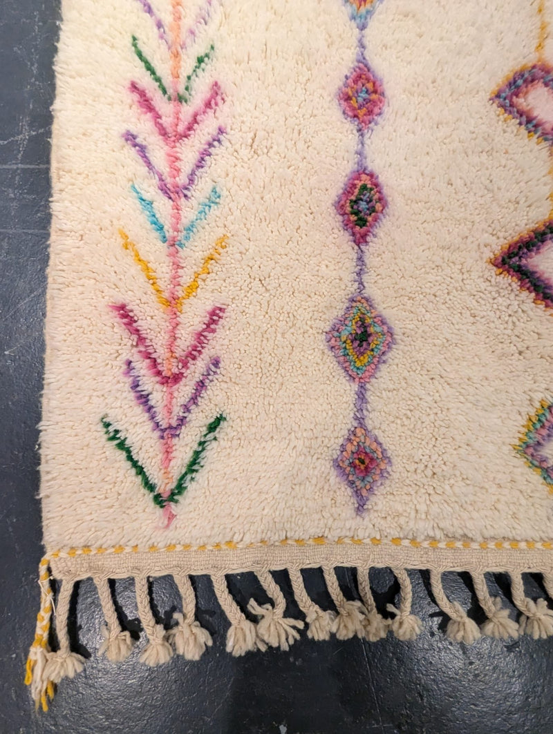 "Spectrum Feathers" Large Contemporary Beni Ourain Rug RUBO024