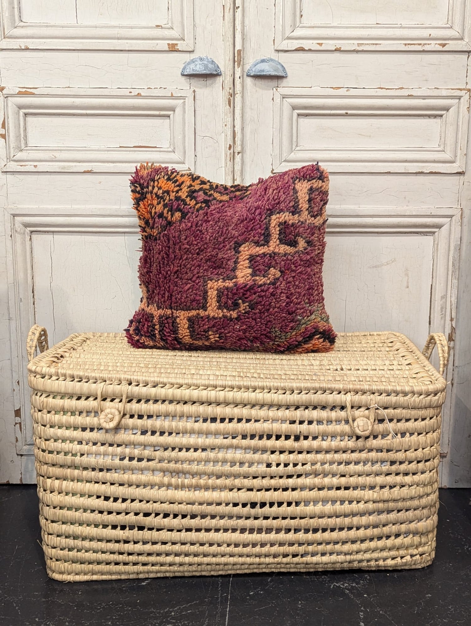 Antique Rug Fragment Cushion - CU-R 003