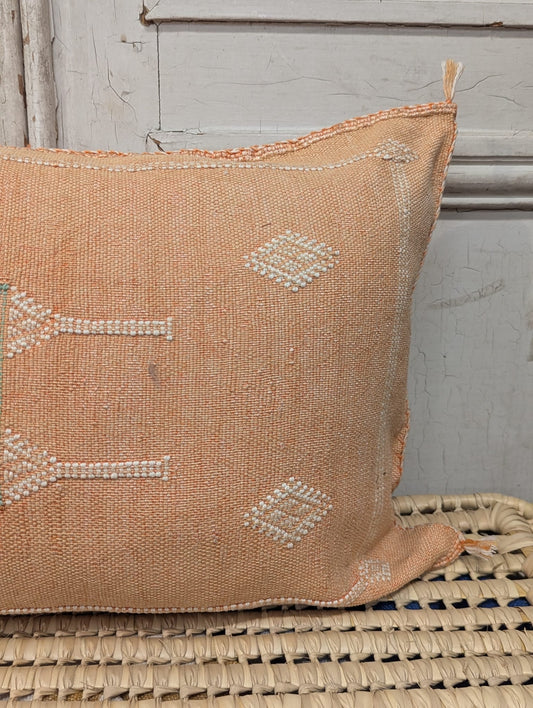 Moroccan Cactus Silk Cushion - CU-CS-008