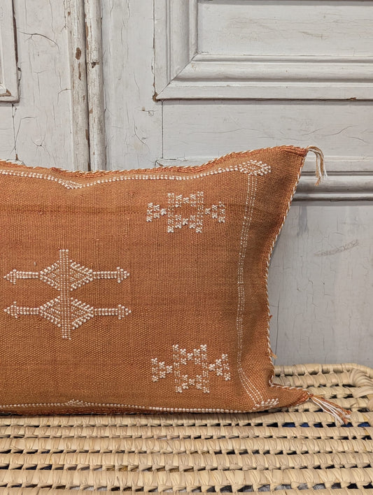 Moroccan Cactus Silk Cushion - CU-CS-004