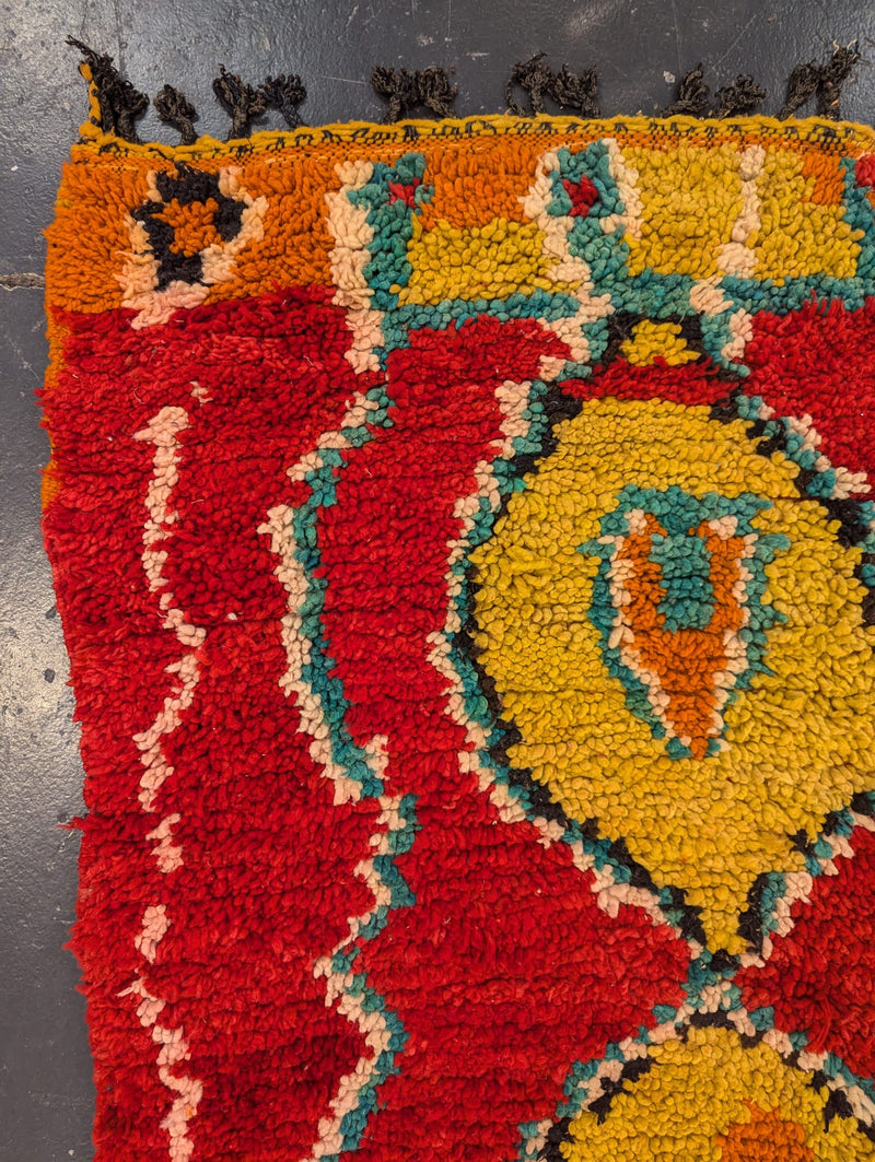 Antique 80's Azilal Rug RUAZ013