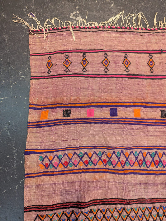 "Neon Berries" 1970's Saharan Blanket