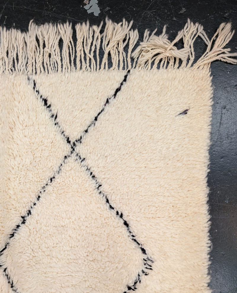 "Bilal" Contemporary Beni Ourain Rug RUBO060