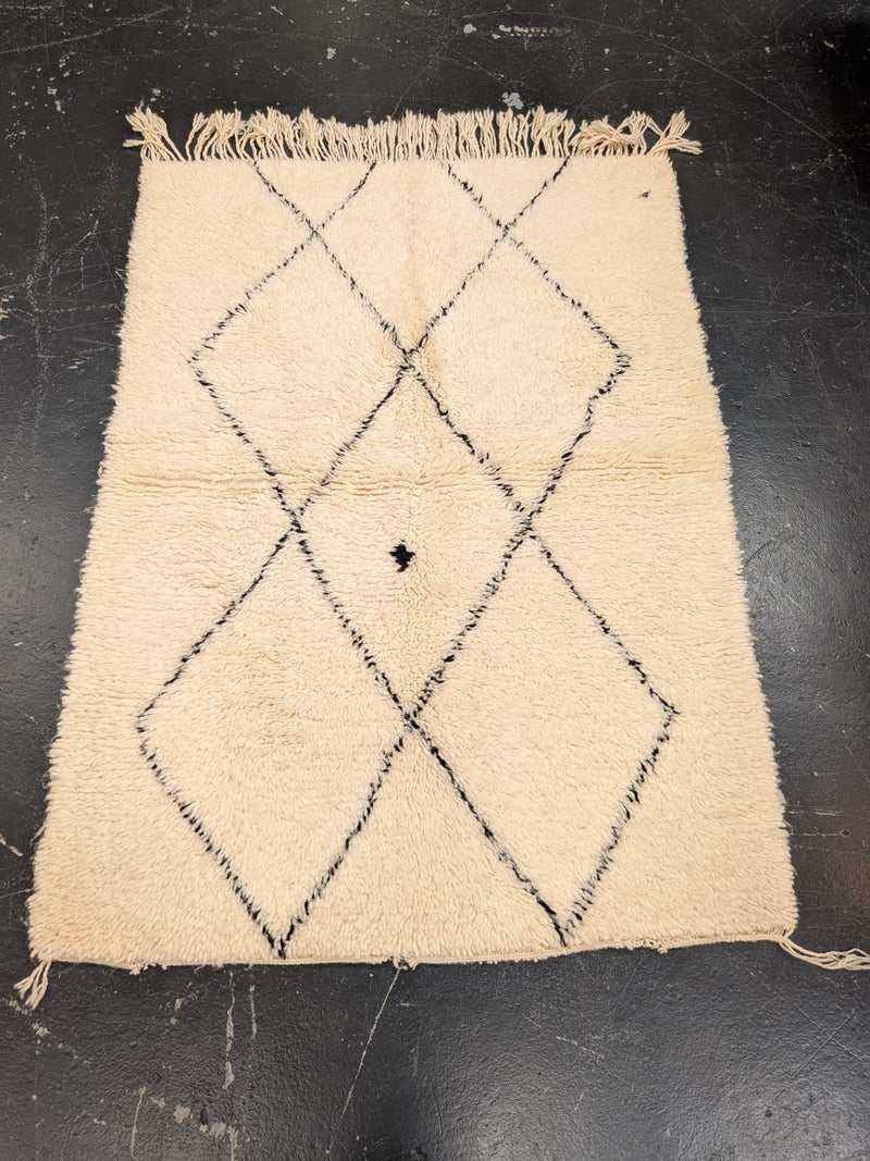 "Bilal" Contemporary Beni Ourain Rug RUBO060