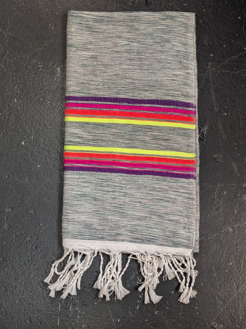 'Chadi' Hammam Towel - Green/Multi  BLHT015