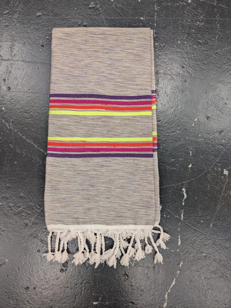 'Chihab' Hammam Towel - Lavender/Multi  BLHT016