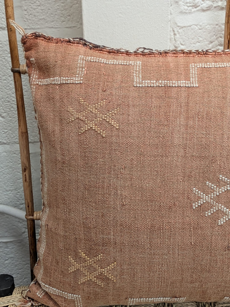 Large Moroccan Cactus Silk Cushion CUCS065