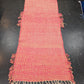 'Pink & Cream' Flatweave Reversible Kilim Runner - RUKM030