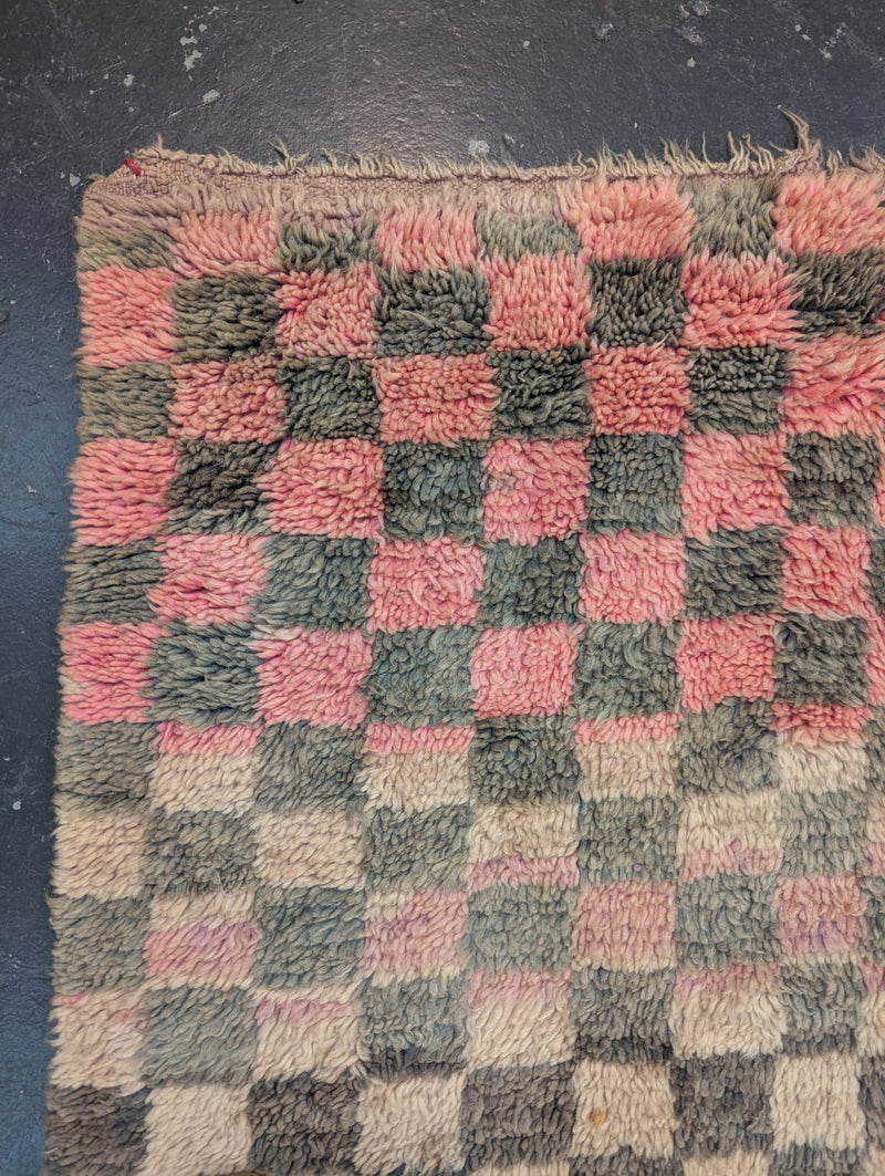 Checkerboard Antique Azilal Rug RUAZ014