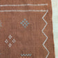 Dark Terracotta Cactus Silk Rug RUCS004