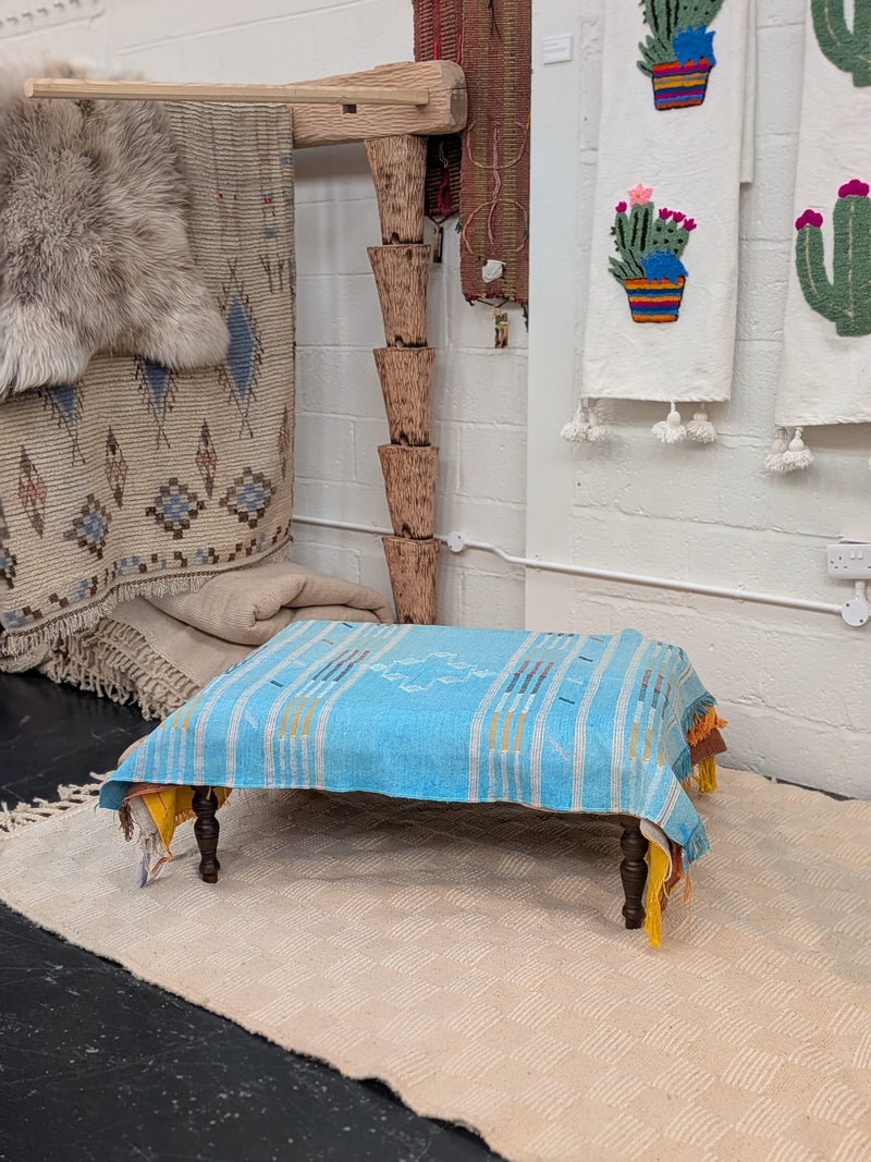 Blue Cactus Silk Rug RUCS005