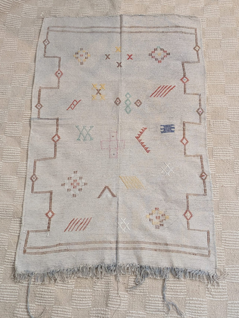 Natural Cactus Silk Rug RUCS009