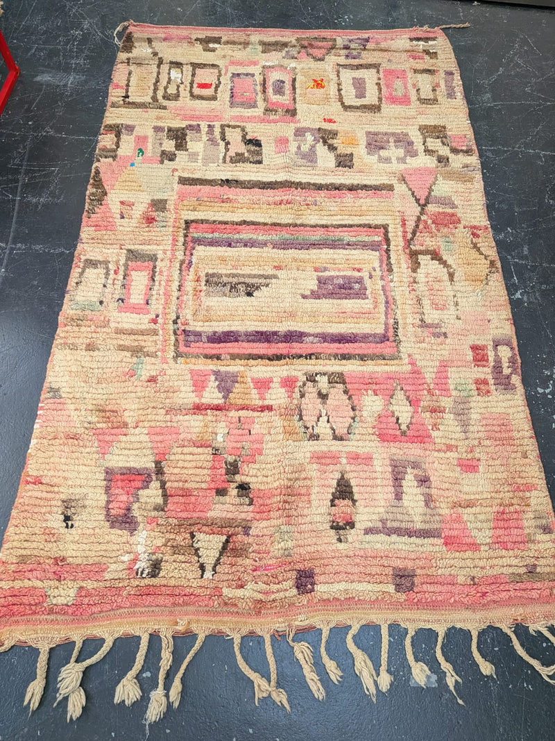 "Rose Petals" Antique Azilal Rug RUAZ024