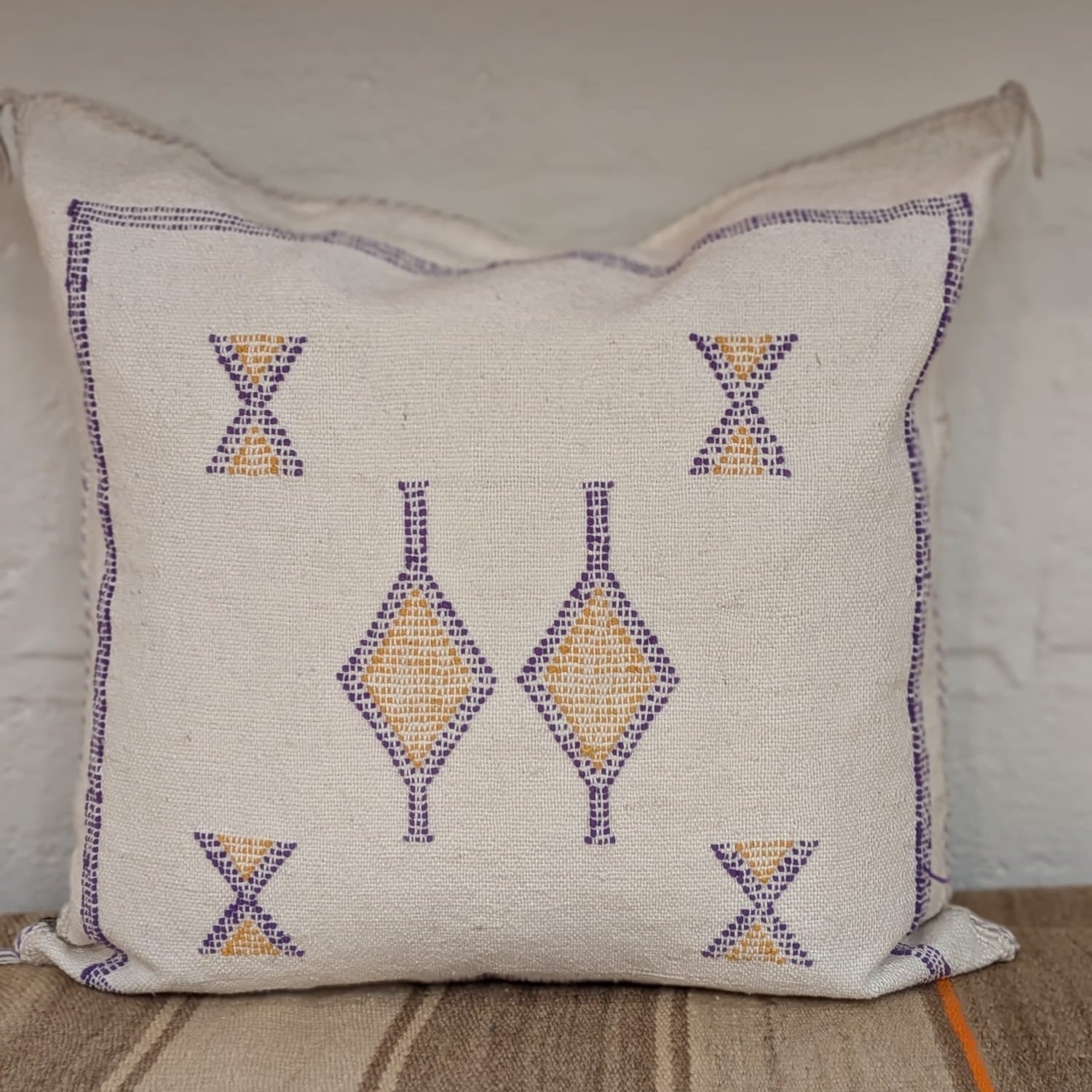 Moroccan Cactus Silk Cushion CUCS070