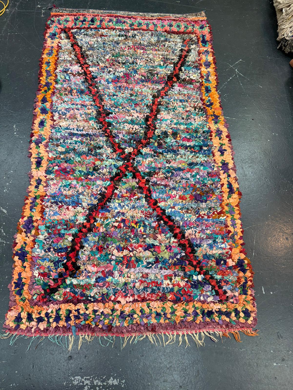 "X" Boucherouite Rug RUBT012
