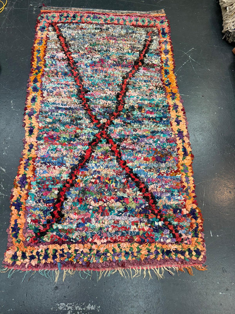 "X" Boucherouite Rug RUBT012