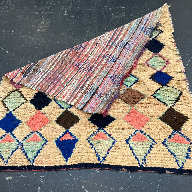 "Blue Diamonds" Azilal Rug RUAZ045