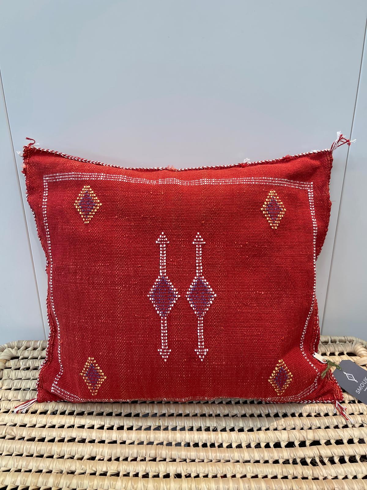 Moroccan Cactus Silk Cushion CUCS078
