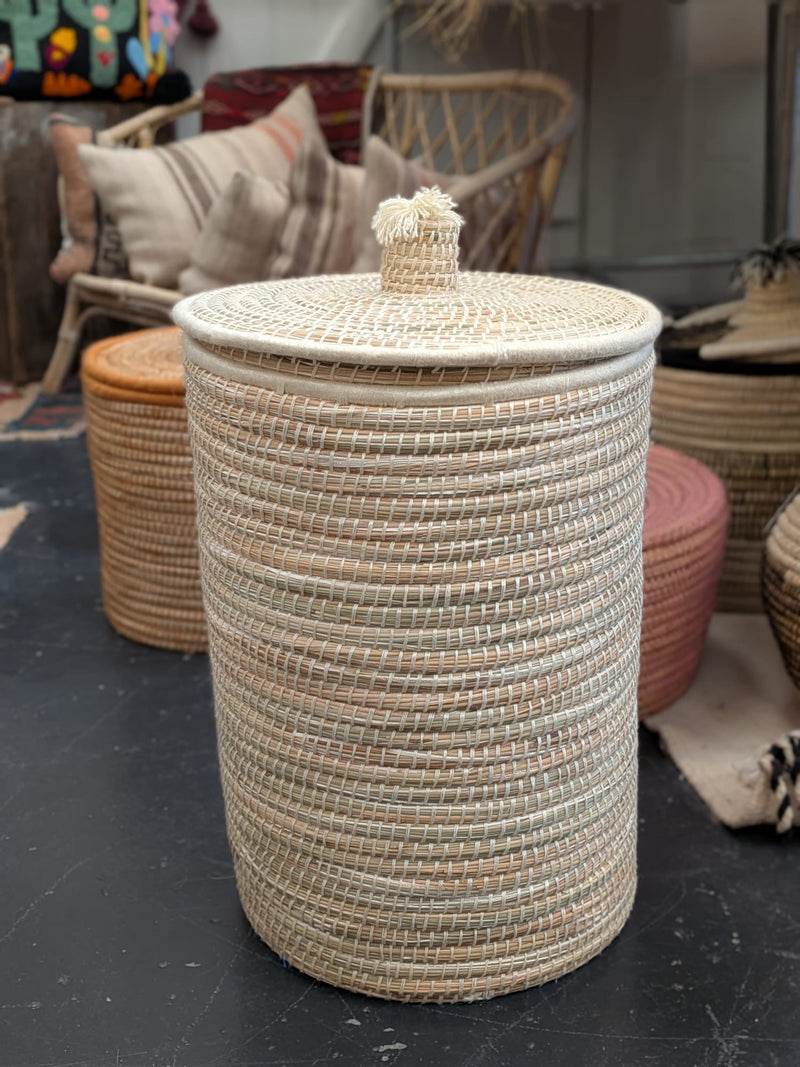 Hand Woven Laundry Basket HWBK030
