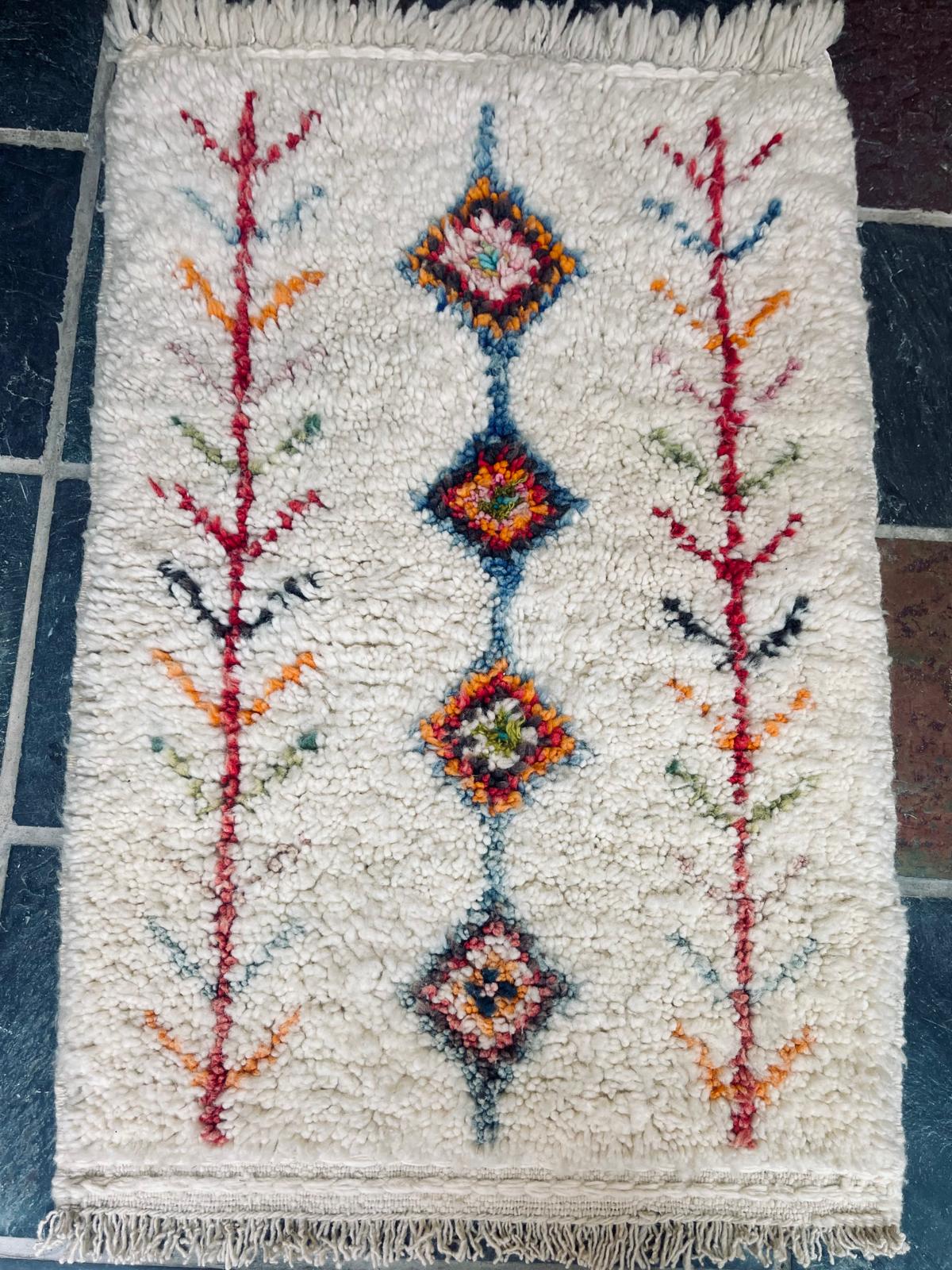 “Spring Flowers “ contemporary Beni Ourain RUBO092