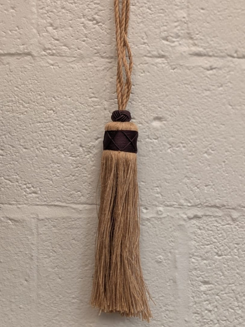 Jute Curtain Tieback Tassels