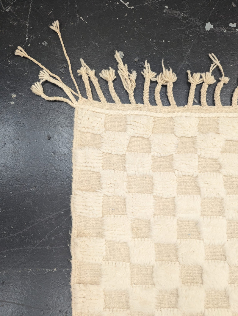 'Check Relief' Contemporary Beni Ourain - Large RUBO023